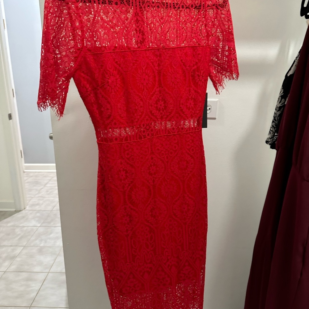 New lulus red dress
